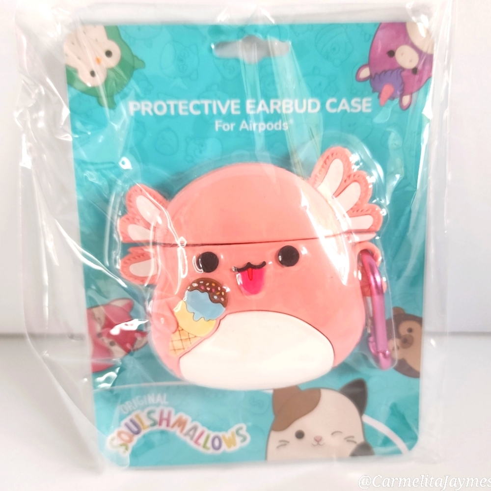 🎁GAVE AS FREE GIFT 🦎 ARCHIE 🎧 Squishmallows Air Pods Protective Earbud Case